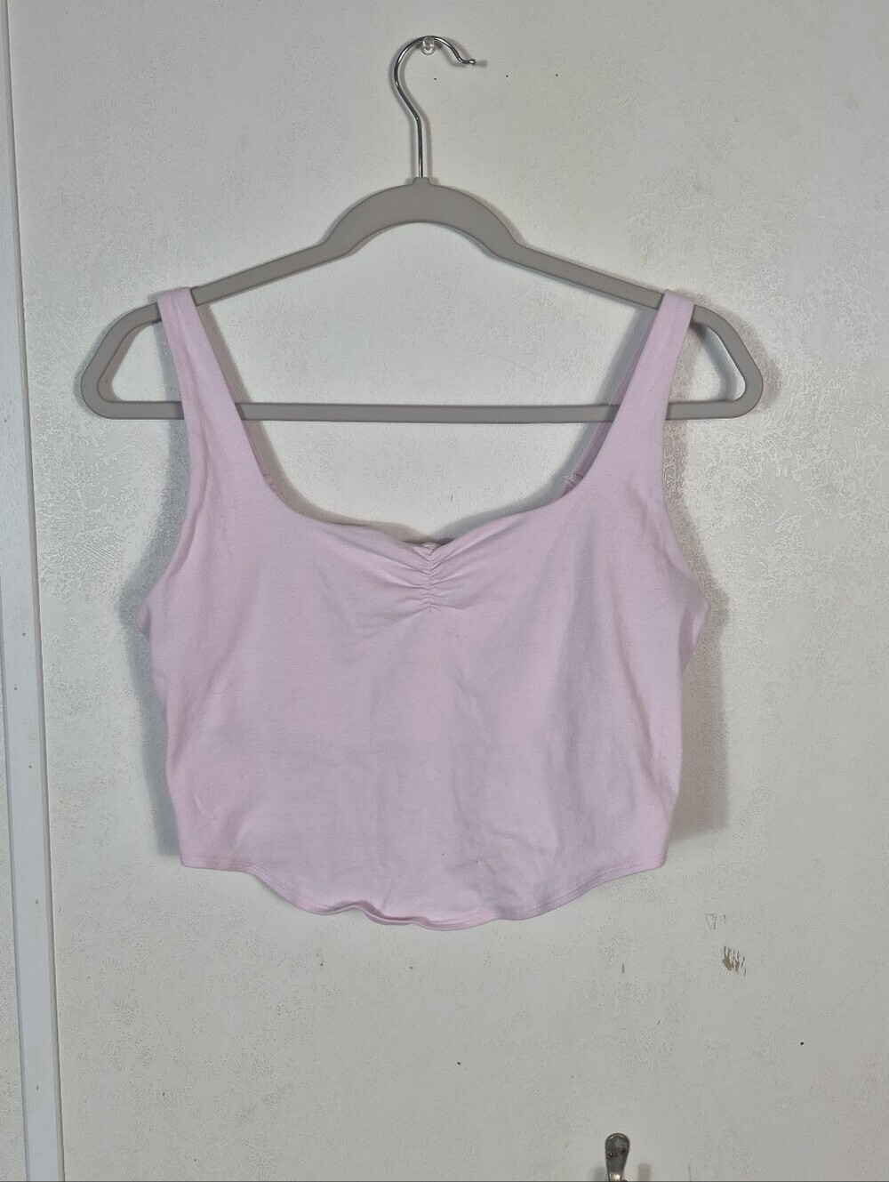 PINK Victoria's Secret Bra Top Light Pink Small DD Cropped